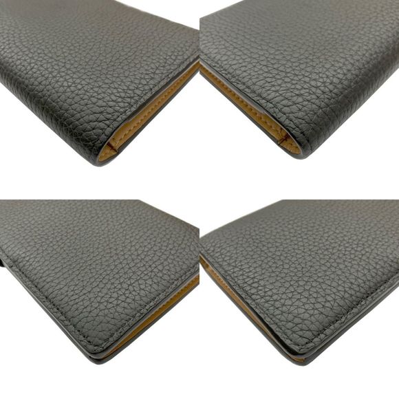 LOUIS VUITTON LV Taurillon Leather RFID Bi-fold Long Wallet Black - Picture 4 of 15